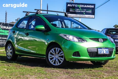 Green 2009 Mazda 2 Hatchback Neo
