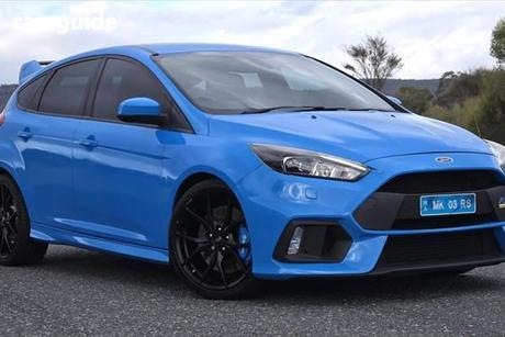 Blue 2017 Ford Focus Hatchback Rs