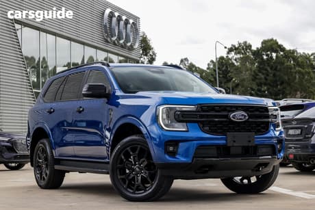 Blue 2025 Ford Everest Wagon Sport (4Wd)
