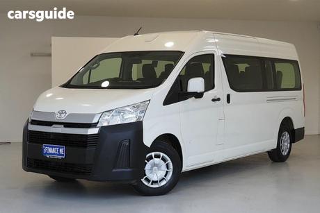 White 2023 Toyota HiAce Bus Slwb Commuter (12 Seats)