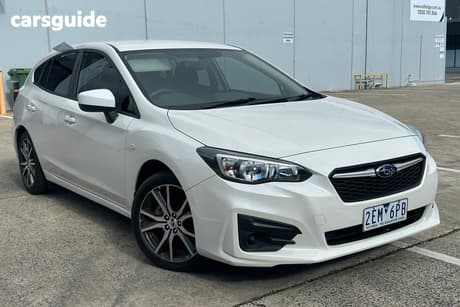 White 2019 Subaru Impreza Hatchback 2.0I (Awd)