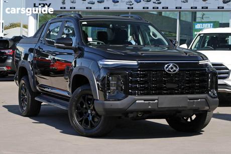 Black 2025 LDV T60 Double Cab Utility Max Plus (4X4)