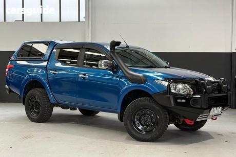 Blue 2018 Mitsubishi Triton Dual Cab Utility Exceed (4X4)