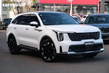 White 2025 Kia Sorento Wagon Gt-Line 7 Seat