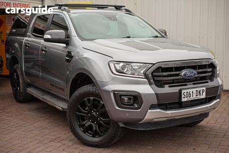 Silver 2019 Ford Ranger Double Cab Pick Up Wildtrak 2.0 (4X4)