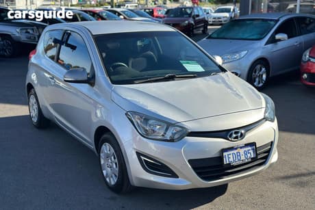 Silver 2013 Hyundai I20 Hatchback Active