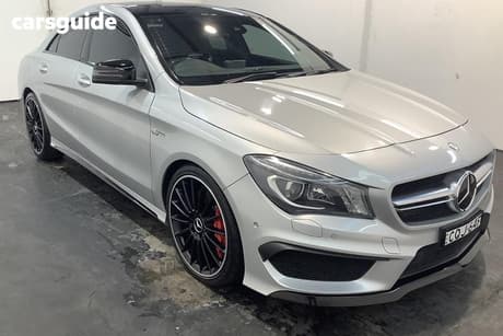 Silver 2013 Mercedes-Benz CLA45 Coupe Amg