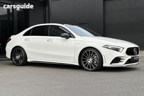 White 2021 Mercedes-Benz A35 Hatchback 4Matic