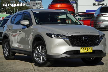 Silver 2026 Mazda CX-5 Wagon G25 Maxx Sport (Fwd)