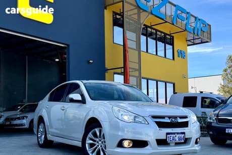White 2012 Subaru Liberty Sedan 2.5X