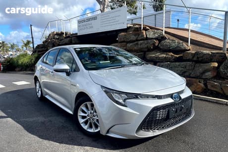 Silver 2022 Toyota Corolla Sedan Ascent Sport Hybrid