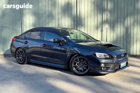 Grey 2016 Subaru WRX Sedan STI