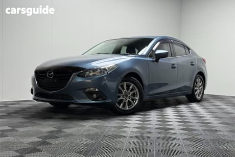 Blue 2015 Mazda 3 Sedan Touring