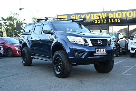 Blue 2015 Nissan Navara Dual Cab Utility St (4X4)