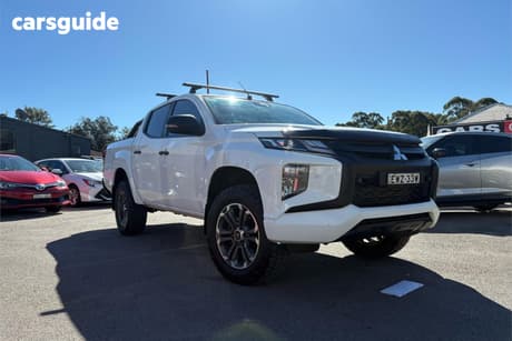 White 2022 Mitsubishi Triton Double Cab Pick Up Gls (4X4)