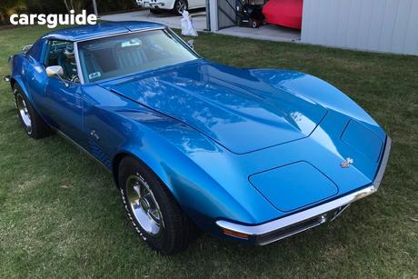 Blue 1970 Chevrolet Corvette Coupe Stingray
