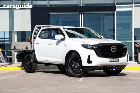 White 2026 Mazda BT-50 Dual Cab Chassis Xt (4X2)
