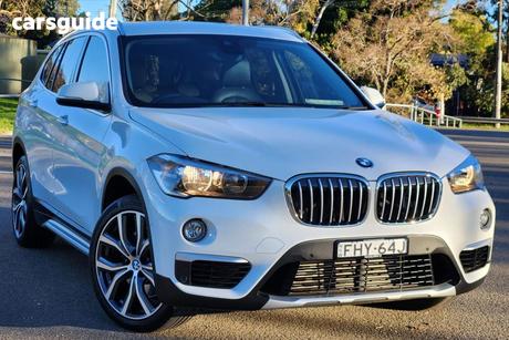 White 2018 BMW X1 Wagon Xdrive 25I M Sport