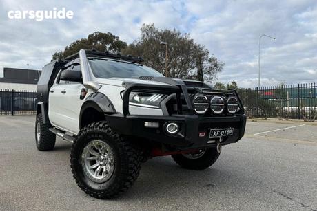 White 2016 Ford Ranger Crew Cab Chassis Xl 3.2 (4X4)