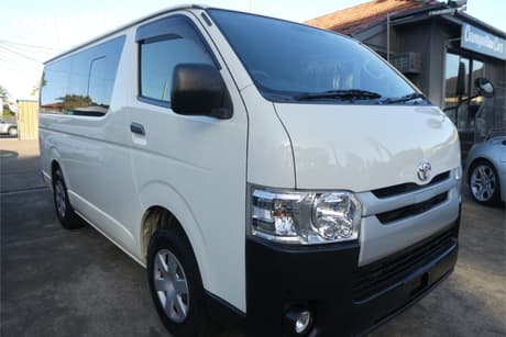 White 2019 Toyota HiAce Commercial DX