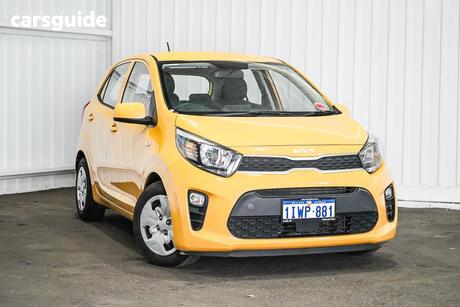 Yellow 2022 Kia Picanto Hatchback S (Pe)