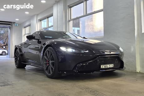 Black 2018 Aston Martin Vantage Coupe
