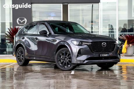 Grey 2025 Mazda CX-60 Wagon P50E Gt Vision Phev