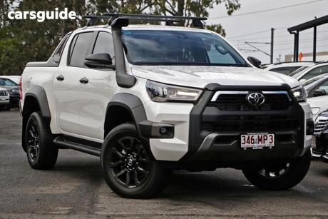 White 2024 Toyota Hilux Double Cab Pick Up Rogue 48V (4X4)