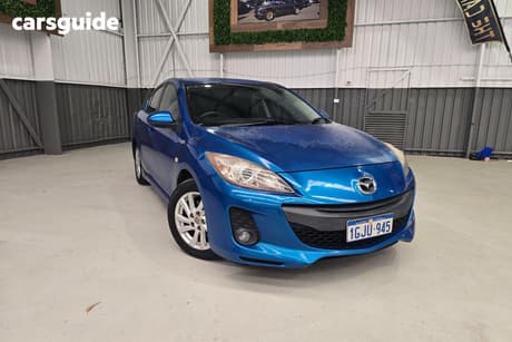 Blue 2012 Mazda 3 Sedan Maxx Sport