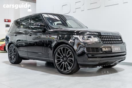 Black 2016 Land Rover Range Rover Wagon Vogue Tdv6