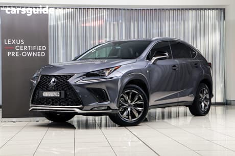 Grey 2021 Lexus NX350H Wagon F Sport Hybrid Awd