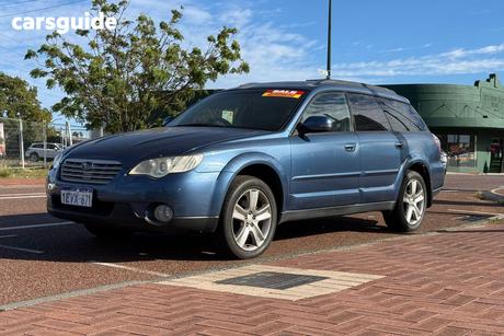 Blue 2008 Subaru Outback Wagon 2.5I