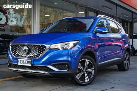 Blue 2021 MG ZS EV Wagon Essence