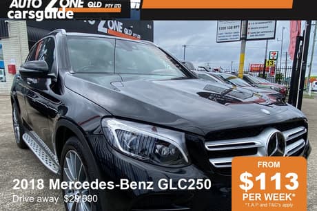 Black 2018 Mercedes-Benz GLC250 Wagon 250