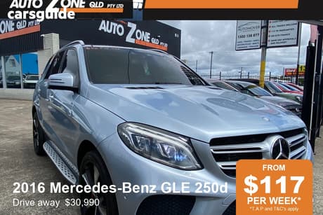 Silver 2016 Mercedes-Benz GLE250 Wagon D
