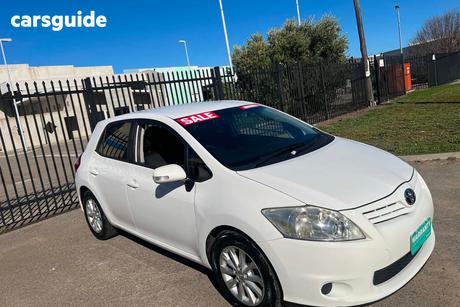 White 2012 Toyota Corolla Hatchback Ascent