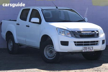 White 2016 Isuzu D-MAX Crew Cab Utility Sx Hi-Ride (4X2)