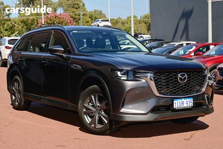 Grey 2025 Mazda CX-80 Wagon P50E Touring
