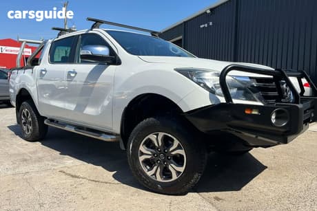 White 2018 Mazda BT-50 Dual Cab Utility Gt (4X4)