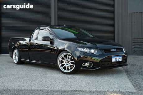 Black 2014 Ford Falcon Ute Ute Tray XR6 TURBO R