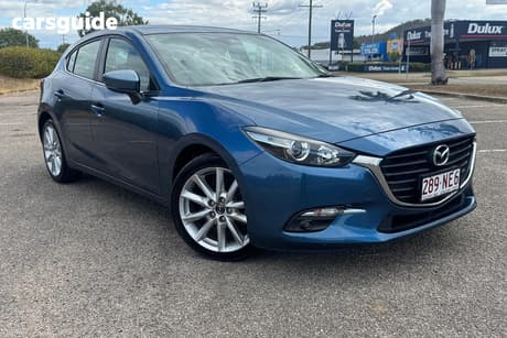 Blue 2018 Mazda 3 Hatchback Sp25