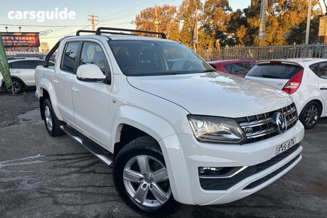 White 2017 Volkswagen Amarok Ute Tray V6 TDI 550 HIGHLINE 2H MY17