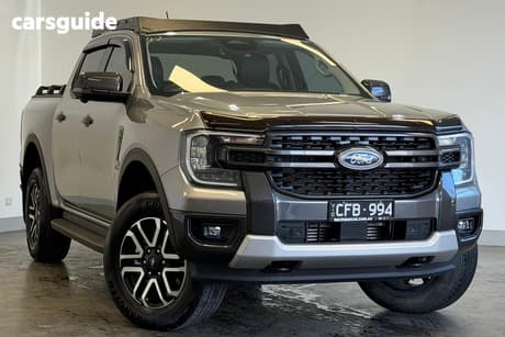 Silver 2023 Ford Ranger Double Cab Pick Up Sport 3.0 (4X4)
