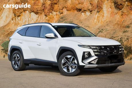 White 2026 Hyundai Tucson Wagon Elite (Fwd)