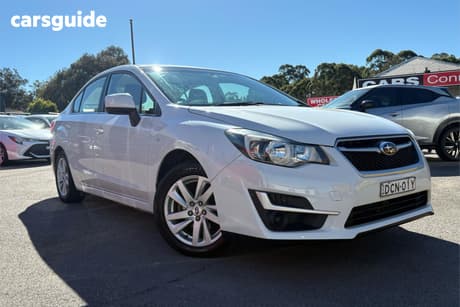 White 2015 Subaru Impreza Sedan 2.0I (Awd)