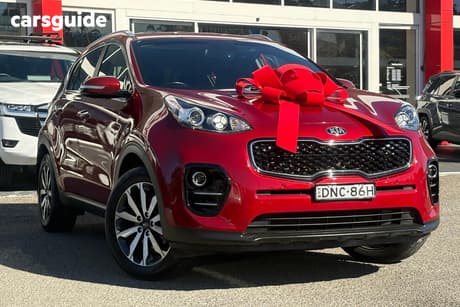 Red 2017 Kia Sportage Wagon Sli (Fwd)