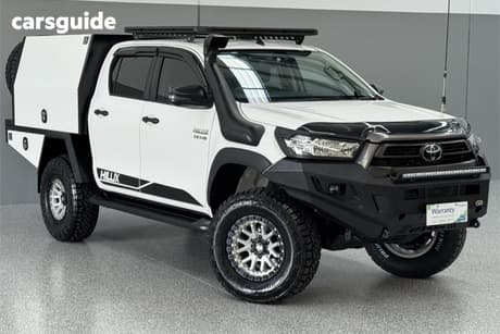 White 2021 Toyota Hilux Double Cab Pick Up Sr (4X4)