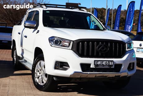 White 2020 LDV T60 Double Cab Utility Luxe (4X4)