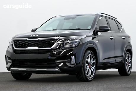 Black 2022 Kia Seltos Wagon Gt Line (Awd)