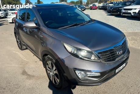 Grey 2013 Kia Sportage Wagon Platinum (Awd)